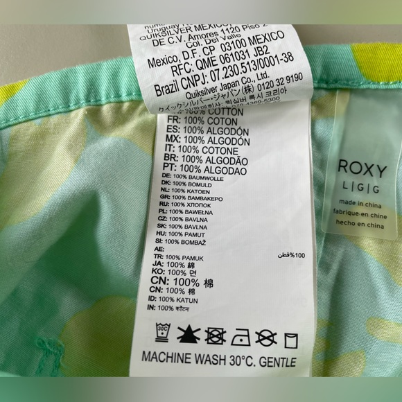 Roxy beach shorts | Low-Mid Ride | 100% cotton | Size L Cute!! - Picture 8 of 8